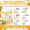 image:imageBeeFriendly Organic Face and Eye Cream All In One 6 oz 3 Jar Box  USDA Certified Organic All In One Natural Face Eye Neck Decollete Cream Reduces Wrinkles amp Lines6 Ounce Pack of 1