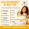 image:imageBeeFriendly Organic Face and Eye Cream All In One 6 oz 3 Jar Box  USDA Certified Organic All In One Natural Face Eye Neck Decollete Cream Reduces Wrinkles amp Lines6 Ounce Pack of 1