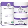 image:imageBeeFriendly Organic Night Cream USDA Certified 2 oz  Deep Hydrating amp Moisturizing For Eye Face Neck amp Decollete Revitalizing amp LineSmoothing4 Ounce Pack of 1