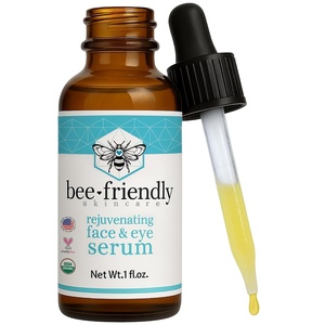 image:imageBeeFriendly Organic Face amp Eye Serum 1 oz  Deep Hydration Nourishes Tightens and Firms Lifts Facial Skin USDA Certified amp All Natural For Women or Men