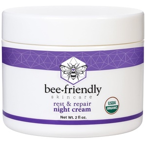 image:imageBeeFriendly Organic Night Cream USDA Certified 2 oz  Deep Hydrating amp Moisturizing For Eye Face Neck amp Decollete Revitalizing amp LineSmoothing2 Ounce Pack of 1