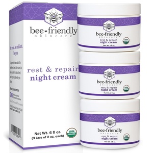 image:imageBeeFriendly Organic Night Cream USDA Certified 2 oz  Deep Hydrating amp Moisturizing For Eye Face Neck amp Decollete Revitalizing amp LineSmoothing6 Ounce Pack of 1