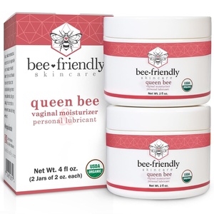image:imageBeeFriendly Organic Vaginal Moisturizer USDA Certified 2 oz  Natural Vulva Cream For Dryness Itching Irritation Redness Chafing Due to Menopause  Thinning4 Ounce Pack of 1